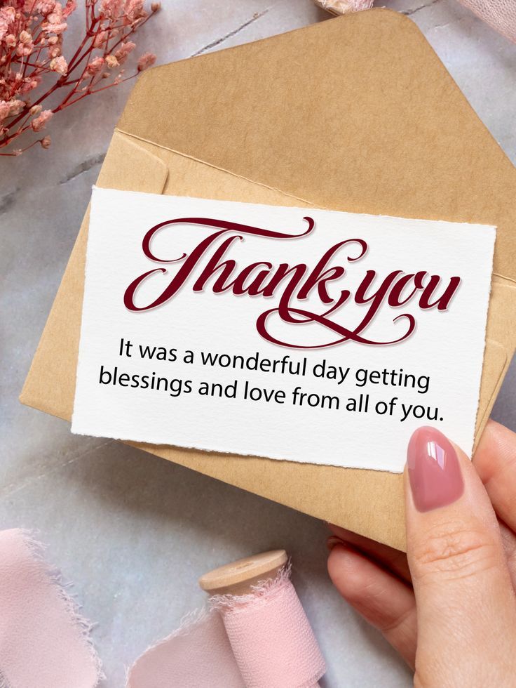 Blessings & Love – Thank You Cards