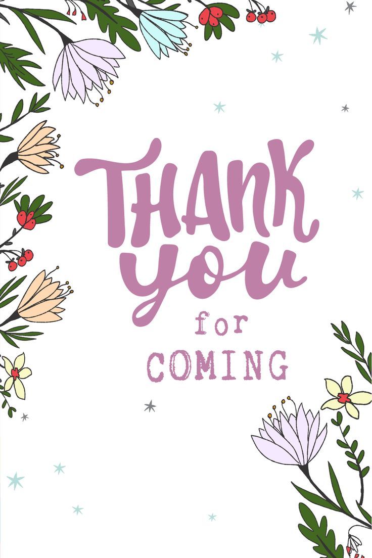 Flowery Frame – Thank You Cards