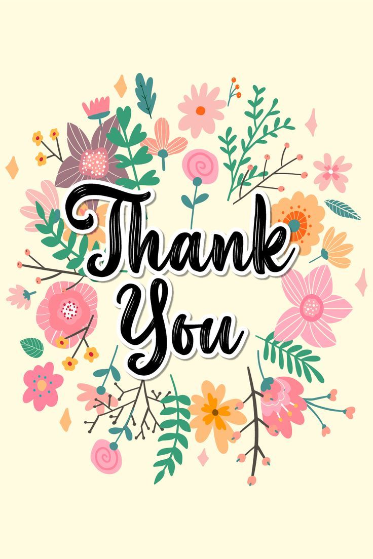 Flowery Wishes – Thank You Cards