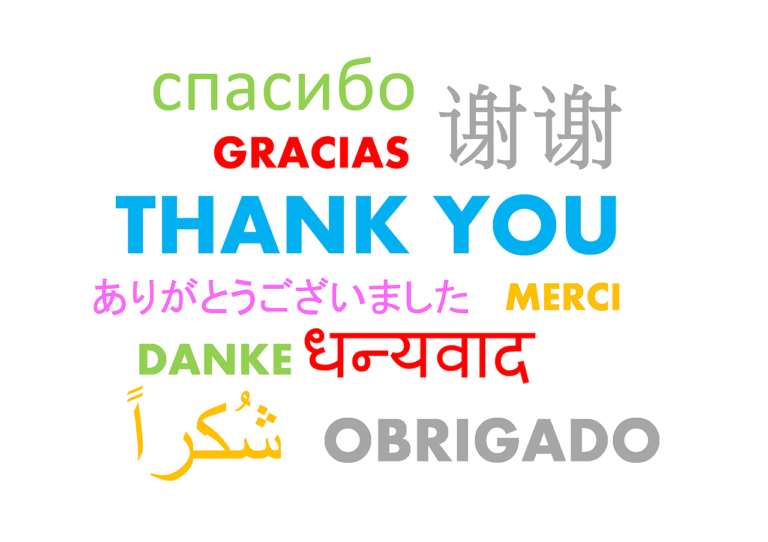 Thank You in All Languages