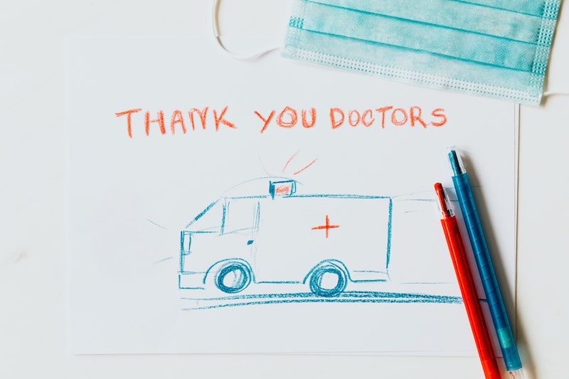 Thank you doctors drawing 2